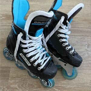 Bauer Black and Blue Inline Skates
